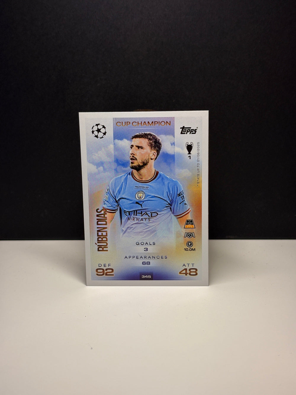 345 CUP CHAMPION  Ruben Dias