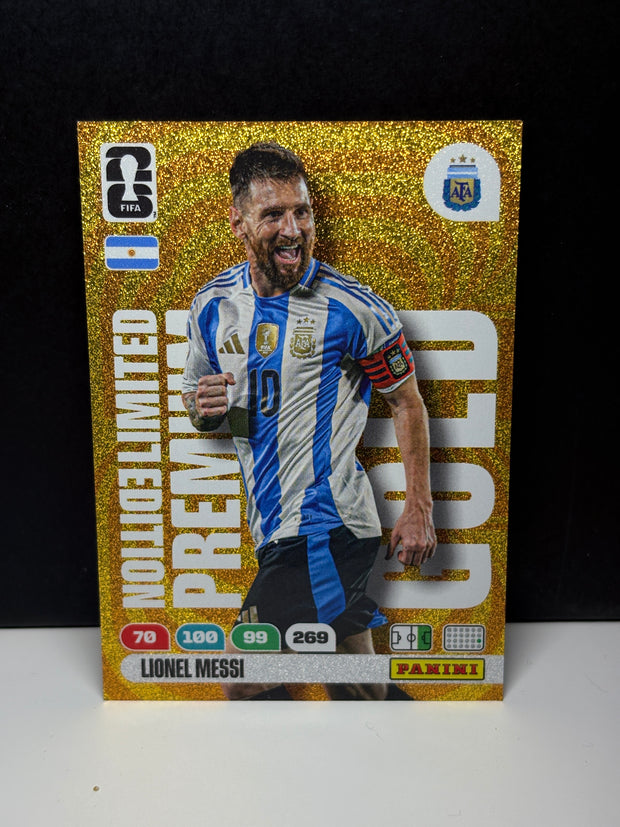 Lionel Messi Limited Edition Premium Gold