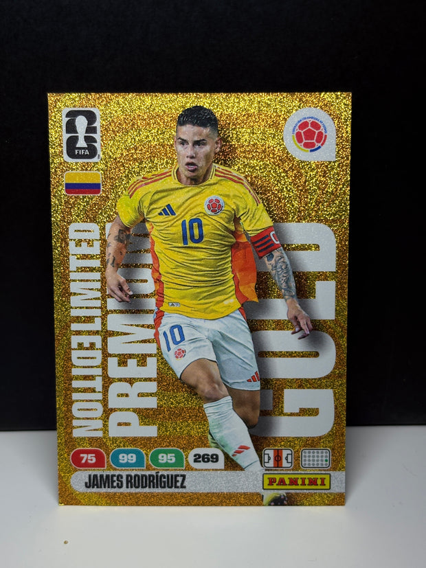 James Rodriguez Limited Edition Premium Gold