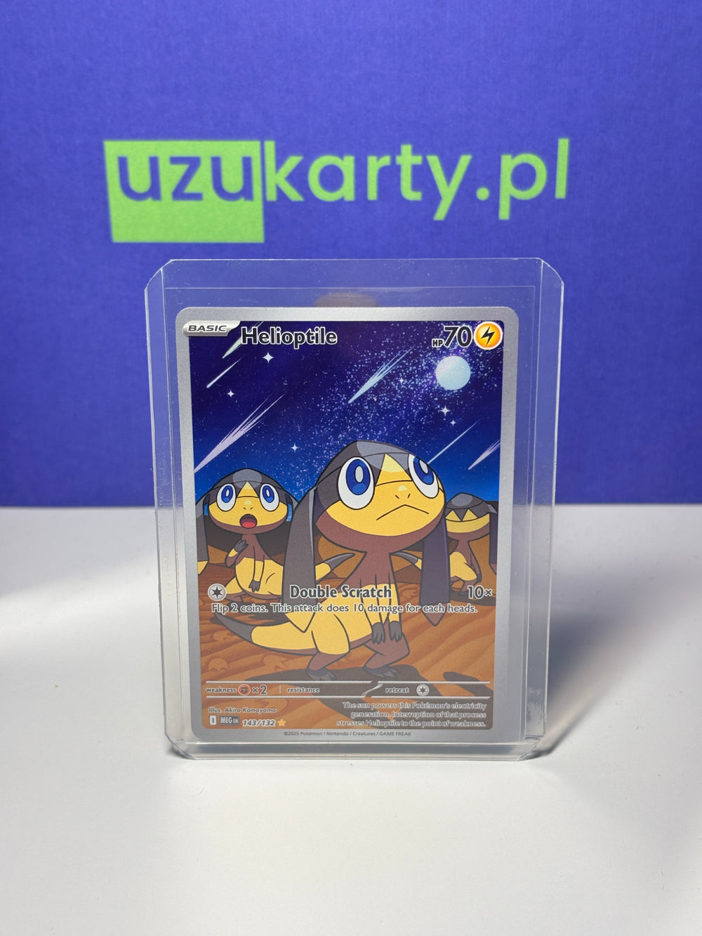 Karta Pokemon Helioptile (MEG 143)