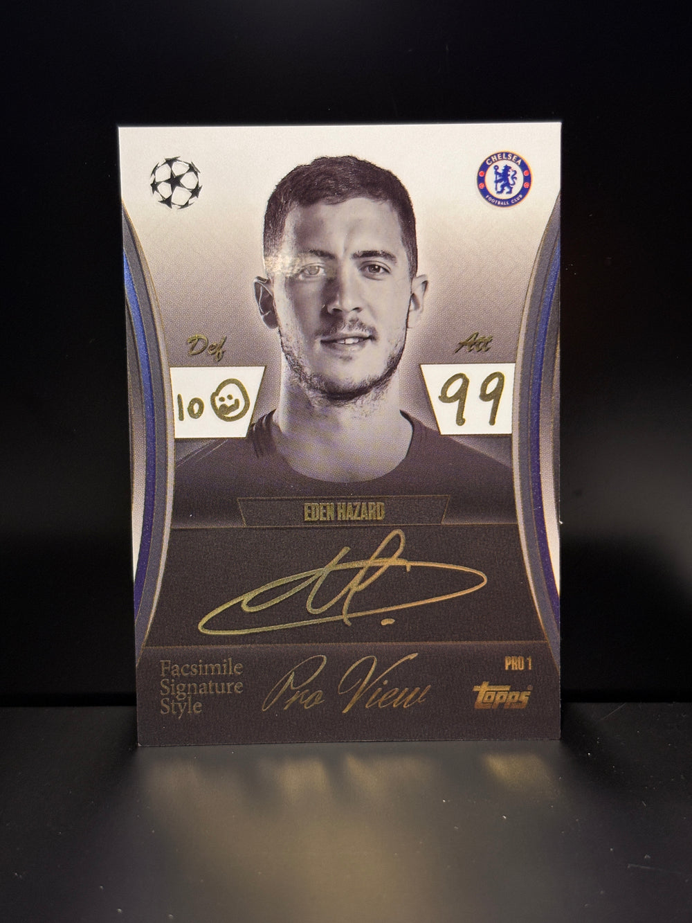 PRO1 Eden Hazard Facsimile Signature Style Pro View